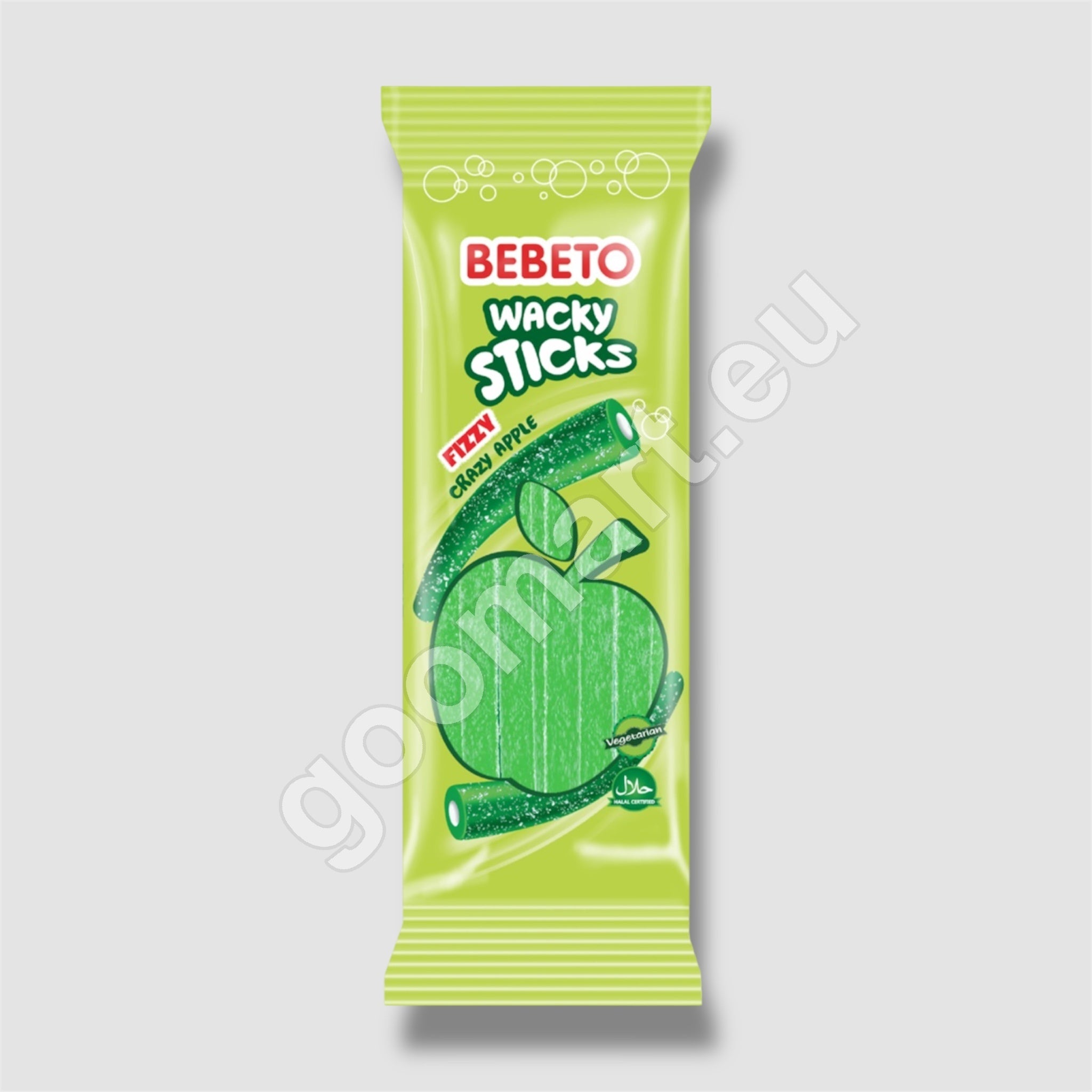 Bebeto Saure Fruchtgummisticks Apfel 180g - Goomart